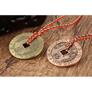 Buddha Gift Taoism Yin Yang Symbol Protection Pendant Decoration Amulet