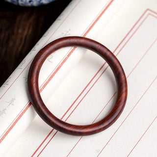 Buddha Gift Tibetan Small Leaf Red Sandalwood Ebony Green Sandalwood Protection Bracelet Bangle