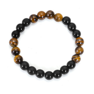 Buddha Gift Tibetan Black Onyx Tiger Eye Protection Necklace Mala Set