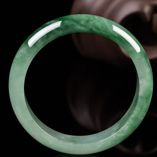Buddha Gift Natural Jade Fortune Blessing Bangle Bracelet