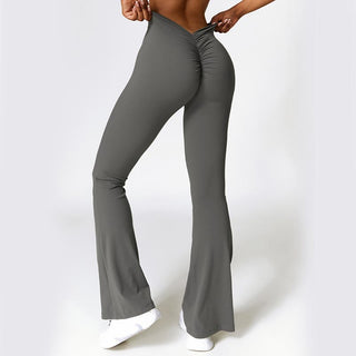 Buddha Gift High Waist Breathable Flare Pants For Sports Fitness Yoga