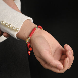 Buddha Gift Five Colors King Kong Knot String Protection Luck Bracelet