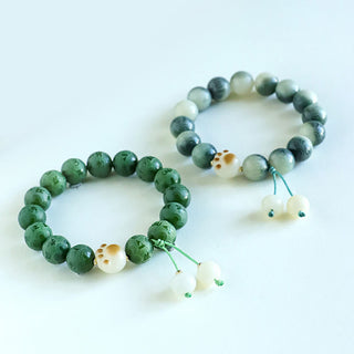 Buddha Gift Bodhi Seed Om Mani Padme Hum Carved Harmony Bracelet