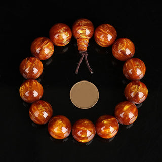 Buddha Gift Golden Sea Willow Success Positive Bracelet Mala