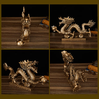 Buddha Gift Feng Shui Dragon Auspicious Cloud Wealth Luck Decoration
