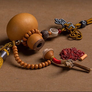 Buddha Gift Feng Shui Coins Gourd Chinese Knot Lucky Coins Five Emperor Money Wealth Tassels Decoration