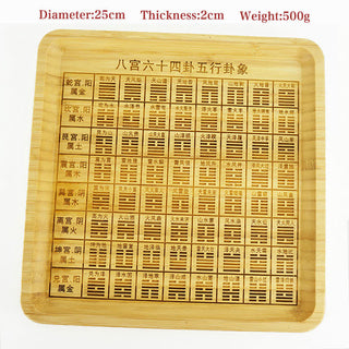 Buddha Gift Feng Shui Bamboo Bagua Map Harmony Energy Map