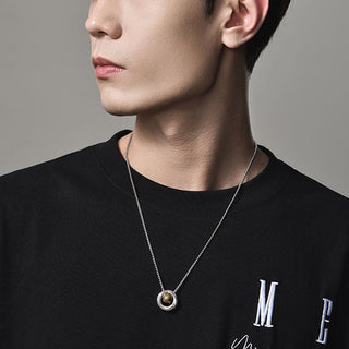 Buddha Gift Mobius Lucky Bead Copper Wealth Necklace Pendant