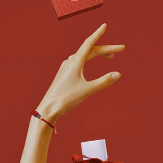 Buddha Gift 925 Sterling Silver Koi Fish Charm Wealth Success Braided Bracelet