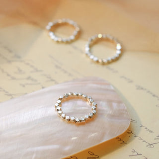 Buddha Gift 925 Sterling Silver Beaded Blessing Ring