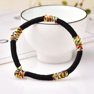 Buddha Gift Tibetan Handmade Colorful King Kong Knot Lucky Protection Braid String Bracelet