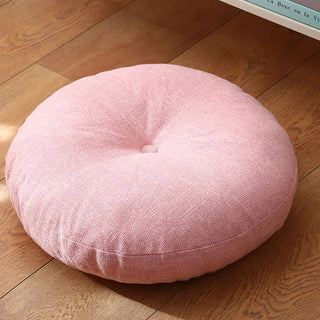 Buddha Gift Lotus Simple Pattern Linen Meditation Seat Cushion Home Living Room Decoration