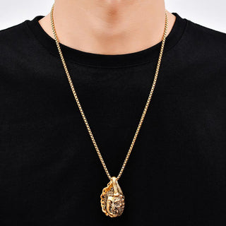 Buddha Gift Half Buddha Half Devil Powerful Necklace