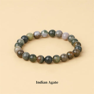Buddha Gift Natural Stone Quartz Healing Beads Bracelet