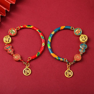 Buddha Gift Tibetan Gourd Fortune Happiness Lion Wealth Luck Bracelet