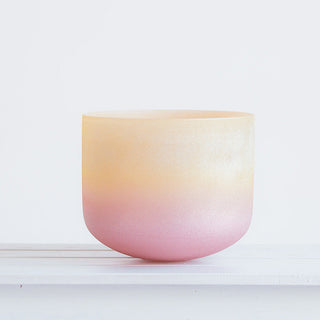Buddha GiftTibetan Crystal Sound Bowl Meditation Handcrafted for Healing and Support Singing Bowl