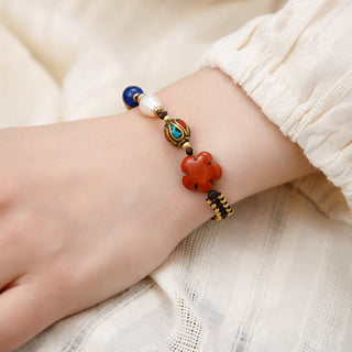 Buddha Gift Tibetan Turquoise Om Mani Padme Hum Protection Strength Bracelet