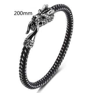 Buddha Gift Dragon Titanium Steel Protection Luck Bracelet