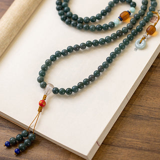 Buddha Gift 108 Beads Bodhi Seed Blessing Meditation Bracelet Mala