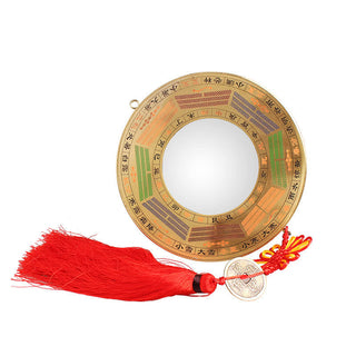 Buddha Gift Feng Shui Bagua Map Copper Coin Chinese Knotting Balance Energy Map