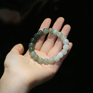 Buddha Gift Gradient Jade Luck Blessing Bracelet