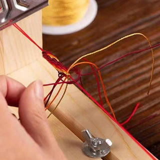 Buddha Gift Five Directions Gods of Wealth Handmade Reincarnation Knot Protection String Braid Bracelet