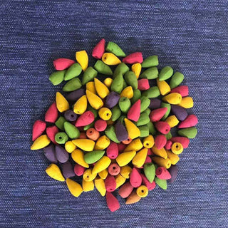 Buddha Gift Mixed Floral Aroma Sandalwood Backflow Incense 50 Cones Pack