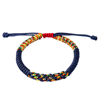 Buddha Gift Tibetan Handmade Colorful King Kong Knot Luck Braid String Bracelet