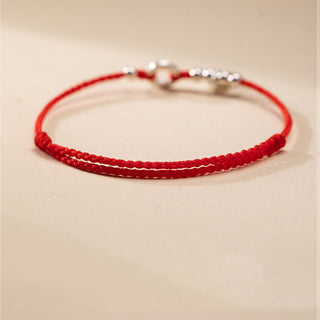 Buddha Gift 925 Sterling Silver Auspicious Clouds Peace Buckle Safe And Sound Bracelet Anklet