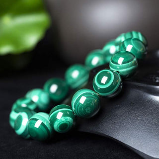 Buddha Gift Natural Malachite Protection Calmness Bracelet