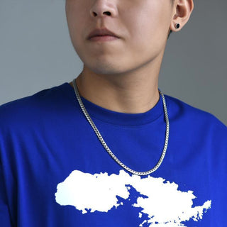 Buddha Gift Double Dorje Vajra Strength Punk Copper Chain Bracelet Necklace