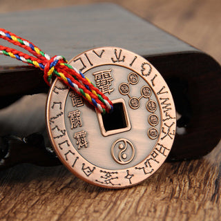 Buddha Gift Taoism Yin Yang Symbol Protection Pendant Decoration Amulet