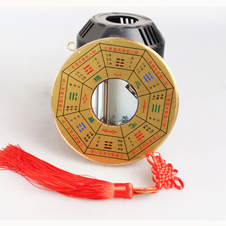 Buddha Gift Feng Shui Bagua Map Copper Coin Chinese Knotting Balance Energy Map