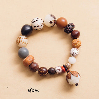 Buddha Gift Bodhi Seed Lotus Wisdom Peace Wrist Mala Bracelet