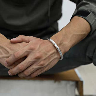 Buddha Gift Tibetan Om Mani Padme Hum Heart Sutra Purity Cuff Bracelet