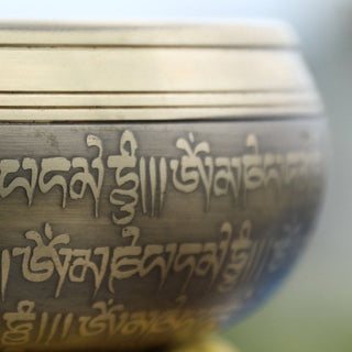 Buddha Gift Tibetan Sound Bowl Handcrafted for Focus and Meditation Peaceful Happiness Singing Bowl Set