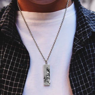 Buddha Gift Tathagata Buddha Strength Protection Amulet Lucky Pendant Necklace