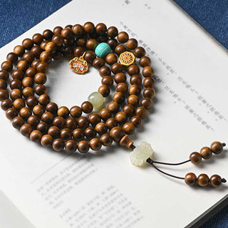 Buddha Gift Tibetan Rosewood Protection Calm Bracelet Mala