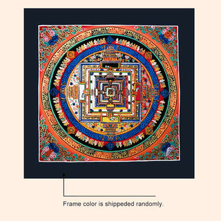 Buddha Gift Tibetan Handmade Thangka Mandala Painting Blind Box Random Color Pattern