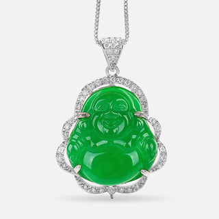 Buddha Gift Good Luck Laughing Buddha Necklace（测试）