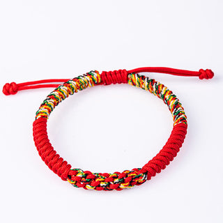 Buddha Gift Tibetan Handmade Colorful King Kong Knot Luck Braid String Bracelet