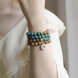 Buddha Gift 108 Meditation Healing Multilayer Mala