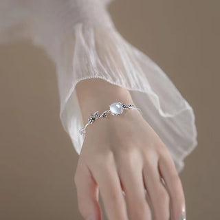 Buddha Gift Plum Blossom Chalcedony Positive Bracelet