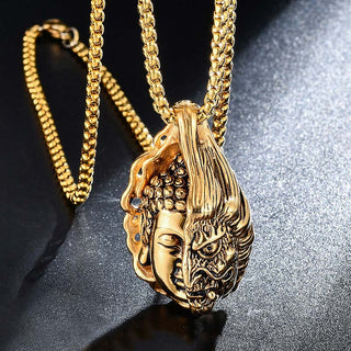 Buddha Gift Half Buddha Half Devil Powerful Necklace