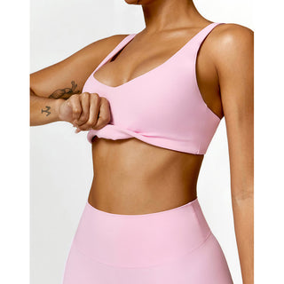 Buddha Gift Gym Sports Yoga Backless Bra Crop Tank Top Shorts