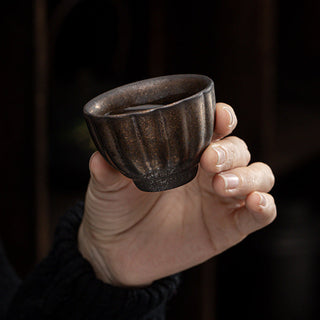 Buddha Gift Lotus Pod Leaf Flower Auspicious Clouds Ceramic Teacup Kung Fu Tea Cup