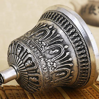 Buddha Gift Tibetan Meditation Bell and Vajra Dorje Copper Decoration Set