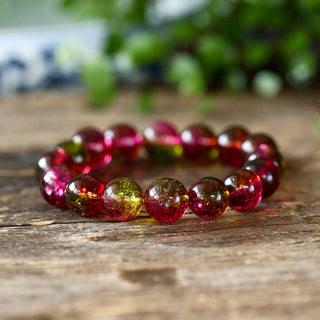 Buddha Gift Natural Tourmaline Love Wisdom Bracelet