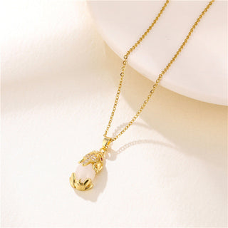 Buddha Gift Natural Garnet Pixiu Fortune Necklace