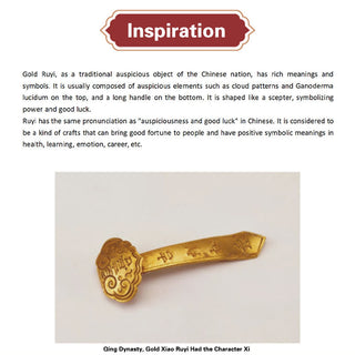 Buddha Gift 925 Sterling Silver Plated 18K Gold Hetian Jade Ruyi Cat Cinnabar Luck Bracelet Necklace Pendant Set